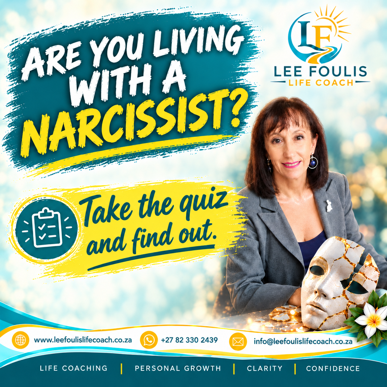 Are you living with a narcissist? Take the quiz and find out — Lee Foulis Life Coaching.